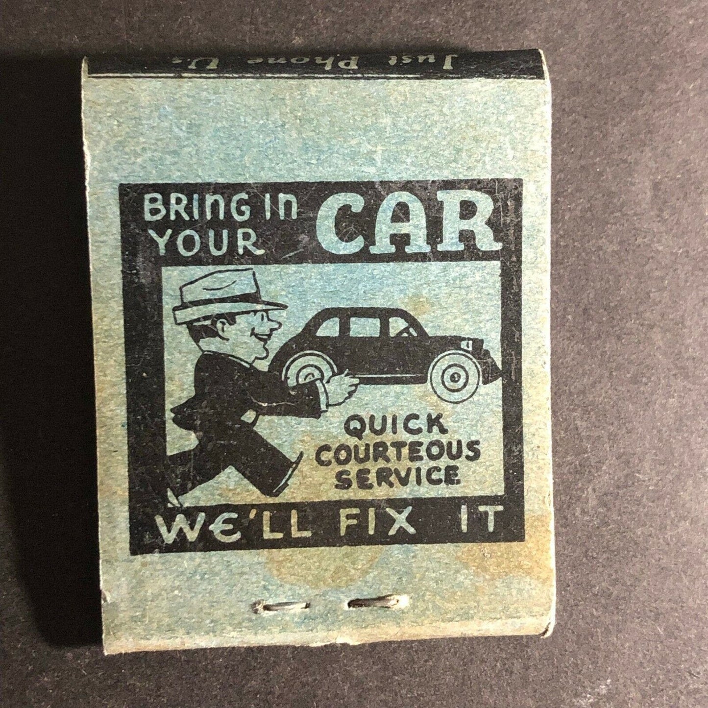 c1940's Richfield Products / Breech Service Yuma, AZ Full Matchbook