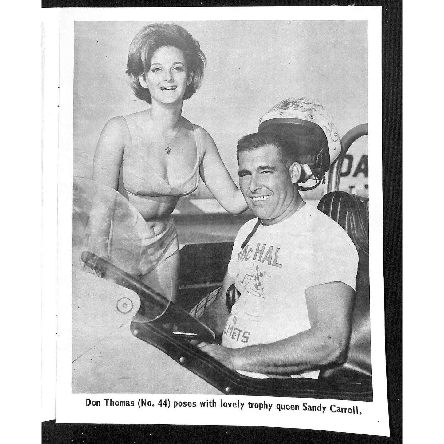 Scarce 7/23 1966 Sprint Car Auto Racing CRA Program Whiteman Speedway 16pp.