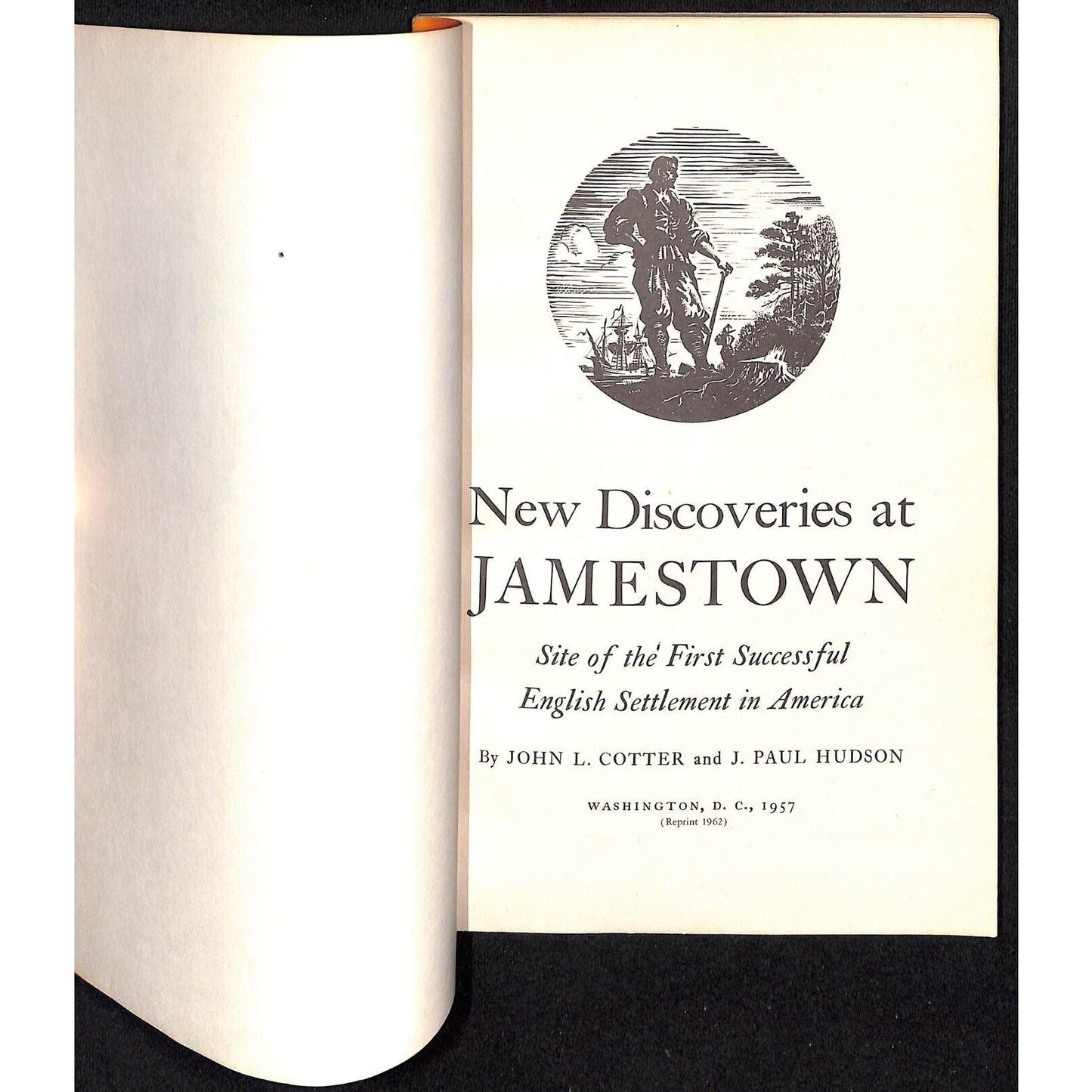 "New Discoveries at Jamestown" 1956 Soft Cover Book 99pp VGC