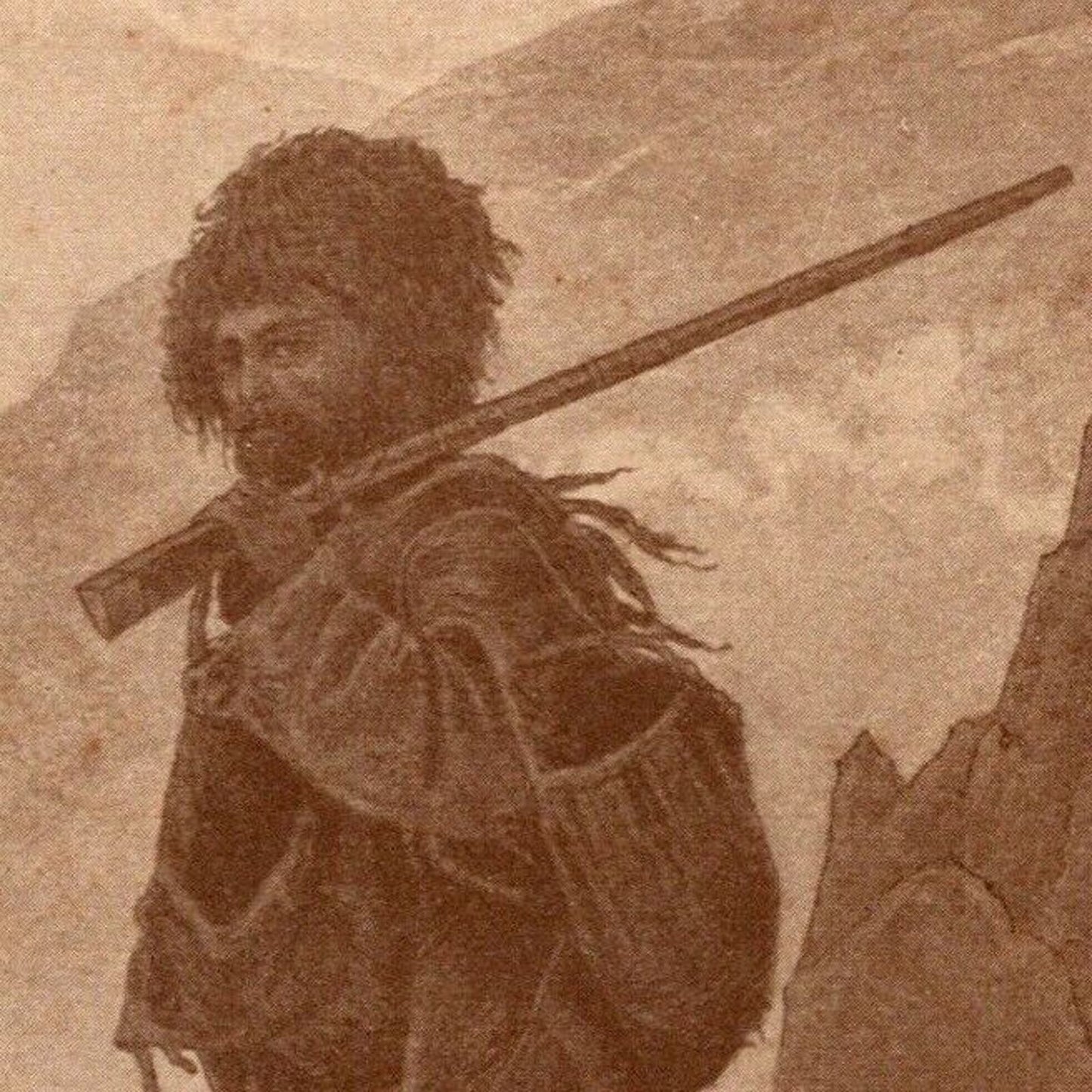 c1914-18 Bulgarian Military Art Postcard - "Heroes of the Caucasian Front"