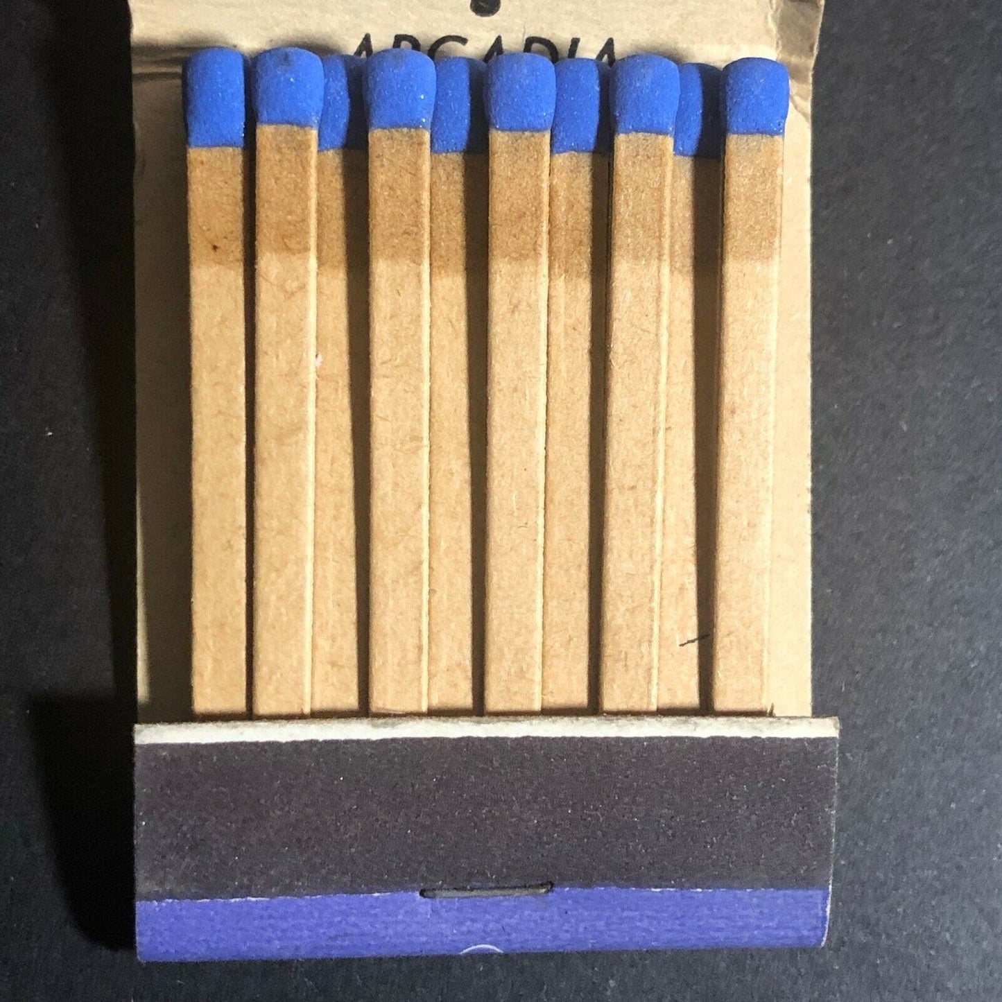 Scarce c1950's Full Matchbook Henry's Green Apple Pie Glendale Pasadena