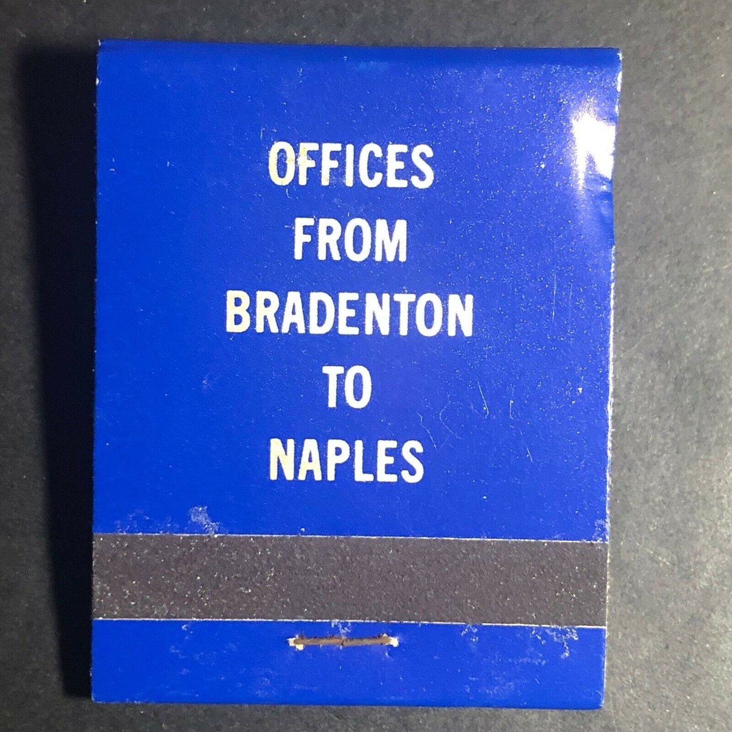 70's Full Matchbook Coast Federal Savings "Offices From Bradenton to Naples"