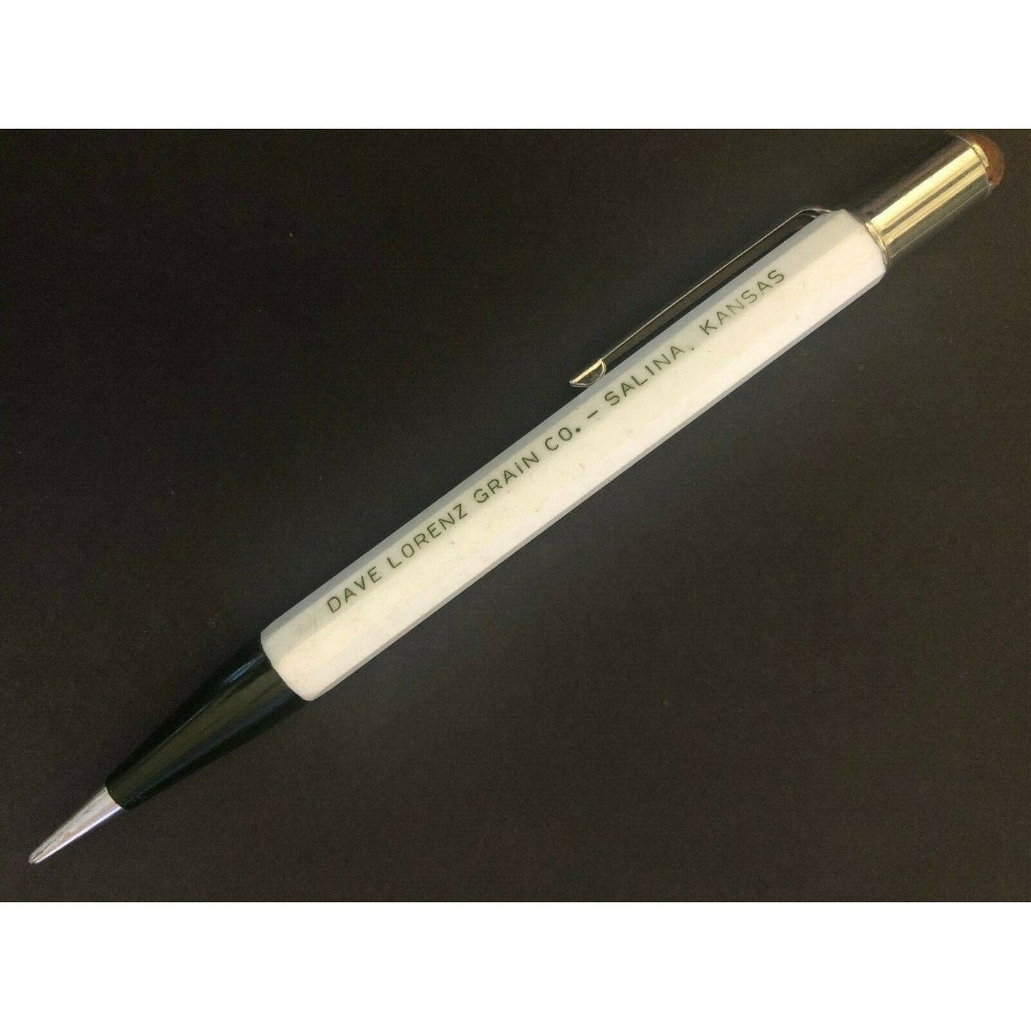 c1950's "Dave Lorenz Grain Co" Salina, KS Mechanical Advertising Pencil