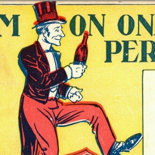 "On One of My Periodicals" c1905 Undivided Comic Celebrate Wealth Humor Postcard