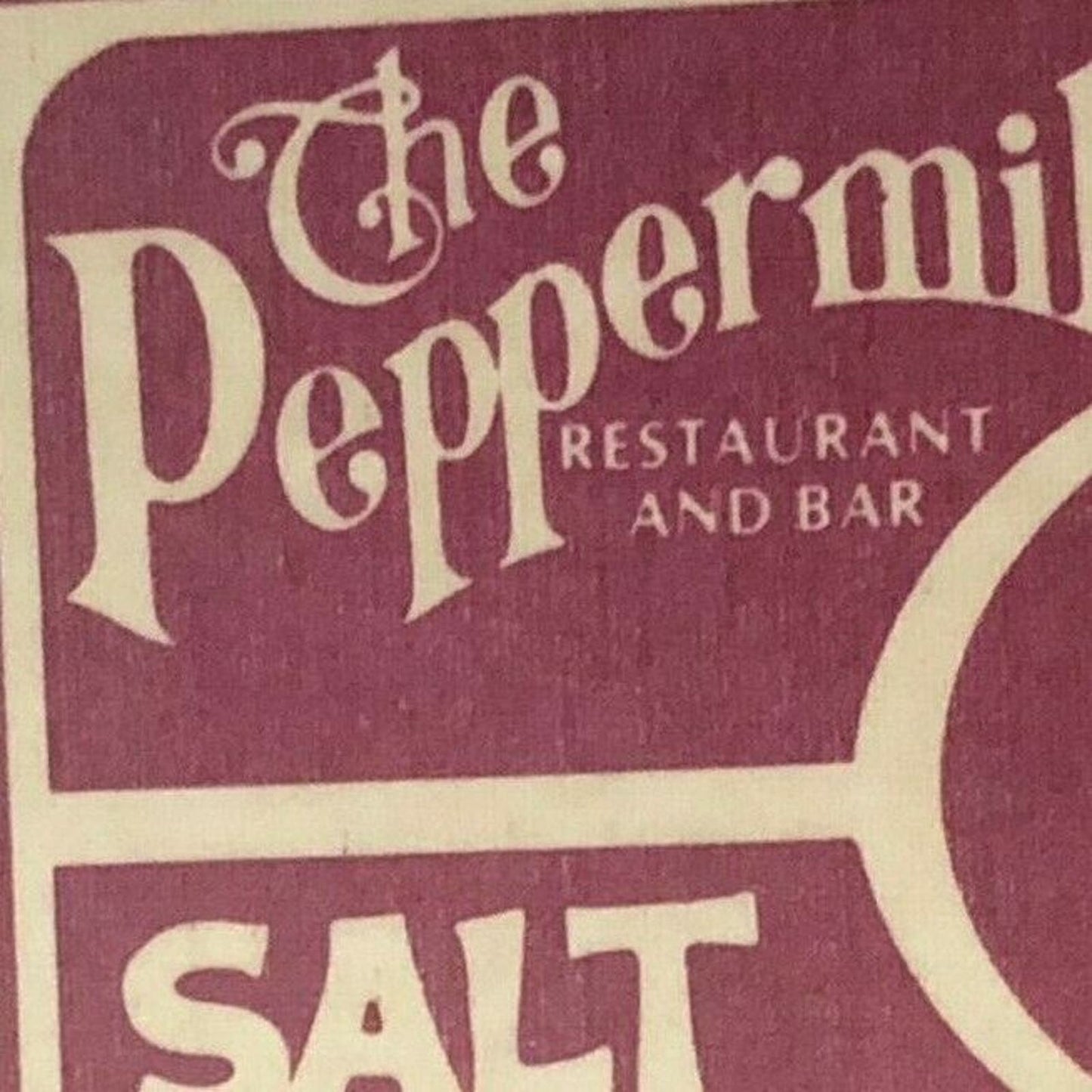 Vintage c1980's-90's Full Matchbook "Benson's, Peppermill, Bakery" Pasadena, CA