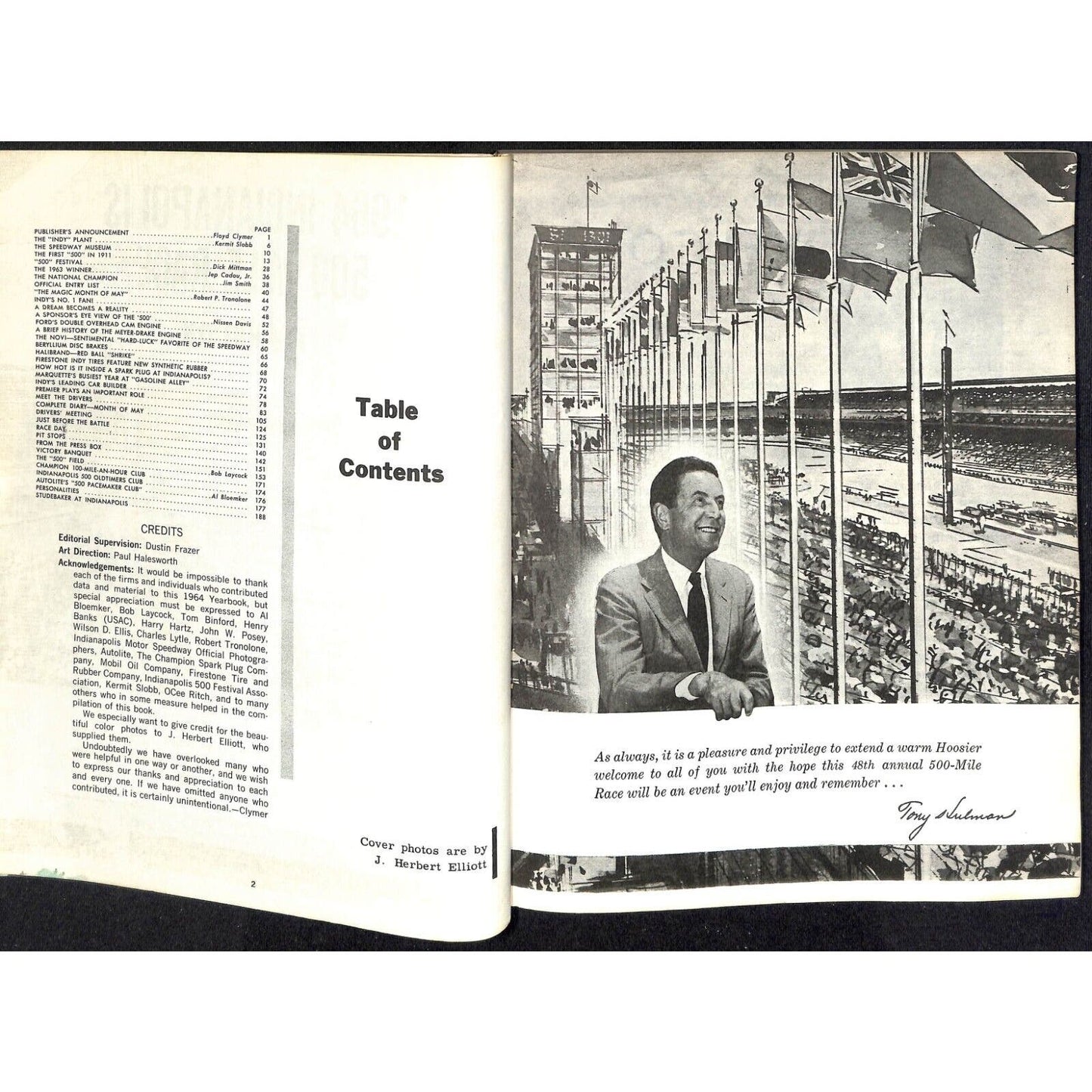 1964 Indy 500 Floyd Clymer's Indianapolis Yearbook IMS 190pp