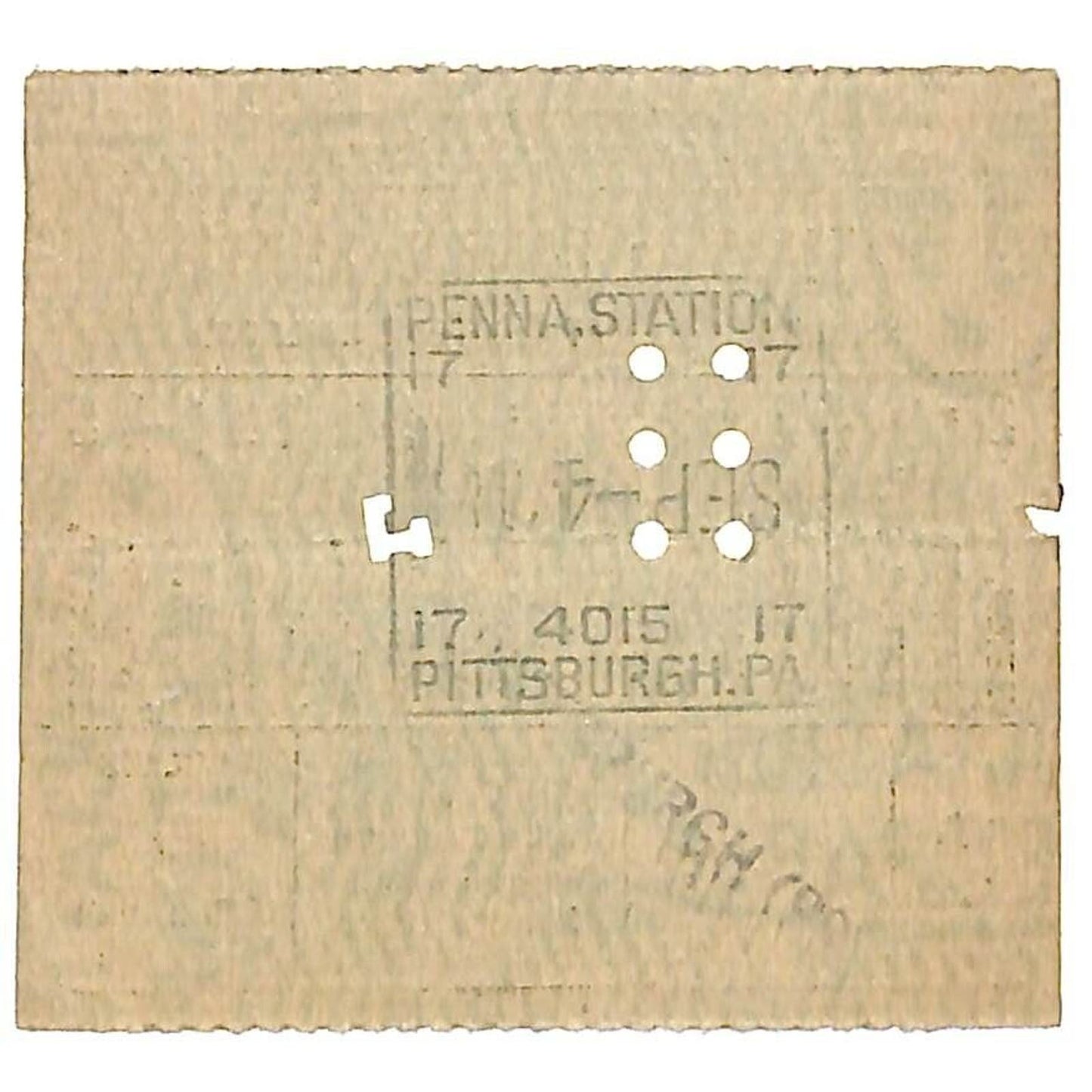"The Pennsylvania Co" Chicago Great Western Railroad 1892 Ticket #433