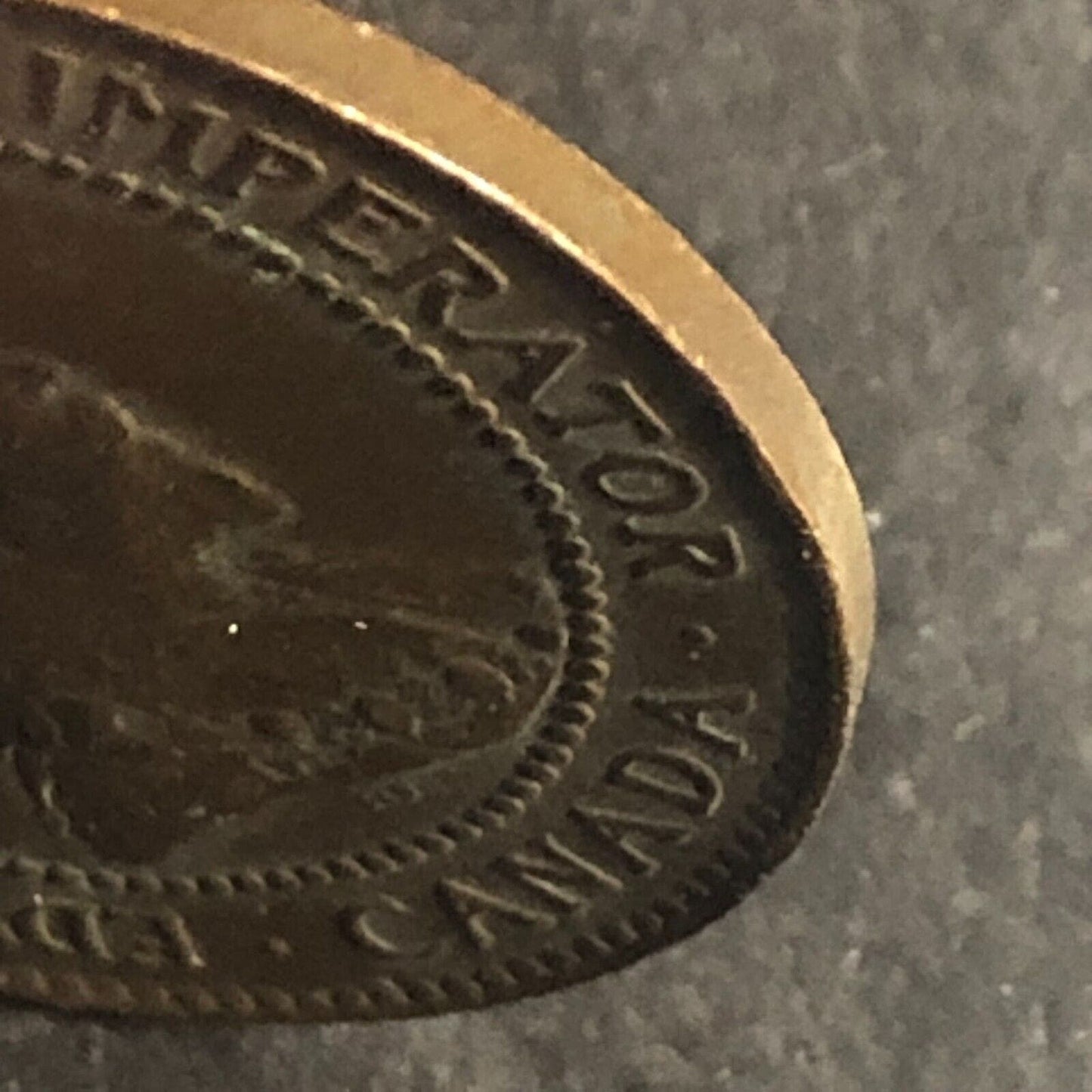 1903 Canadian One Cent Edward VII Bronze Canada 25.4mm