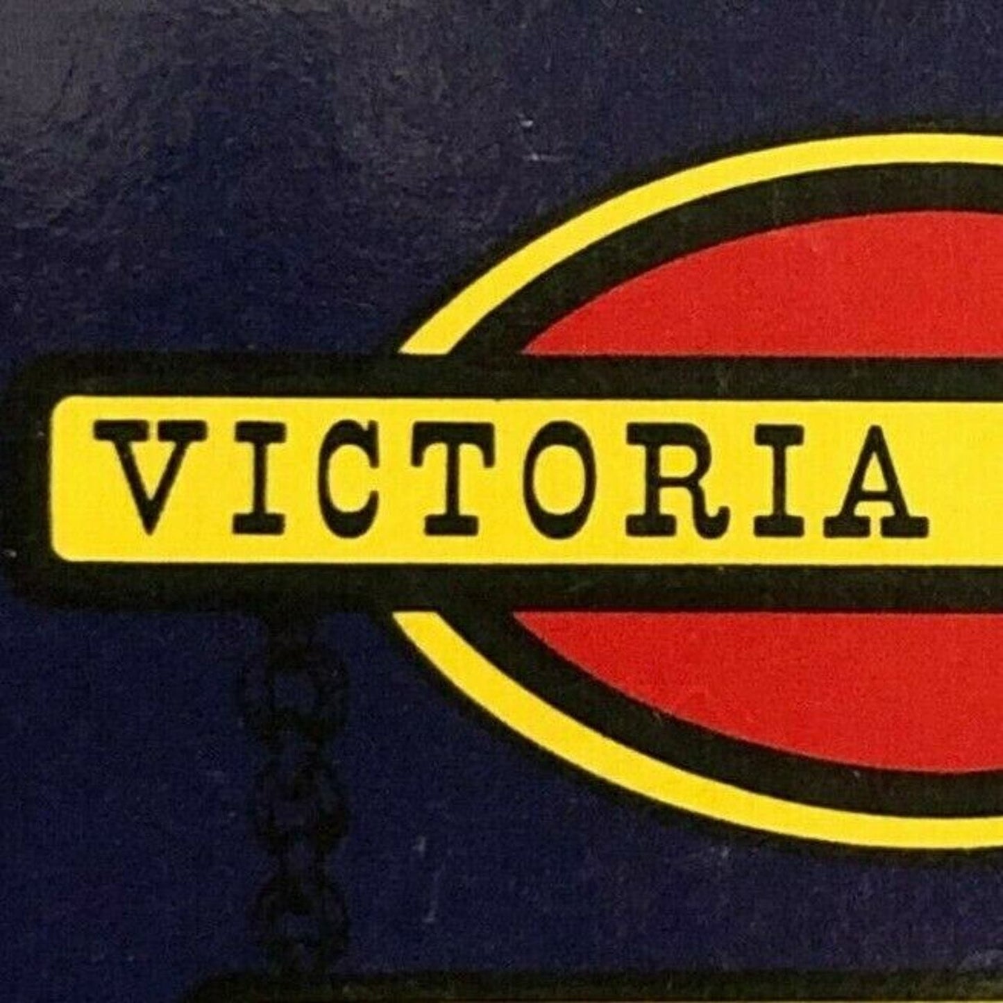 c1990's Vintage Wooden Matchbox / Matchbook "Victoria Station" San Francisco