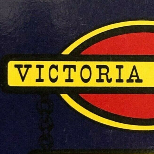 c1990's Vintage Wooden Matchbox / Matchbook "Victoria Station" San Francisco