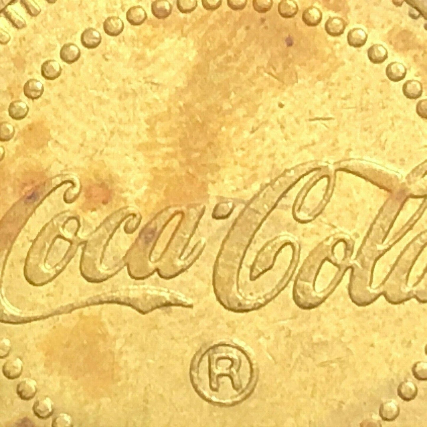 22mm Coca Cola Crosstown Arcade & Soda Fountain Brass Token
