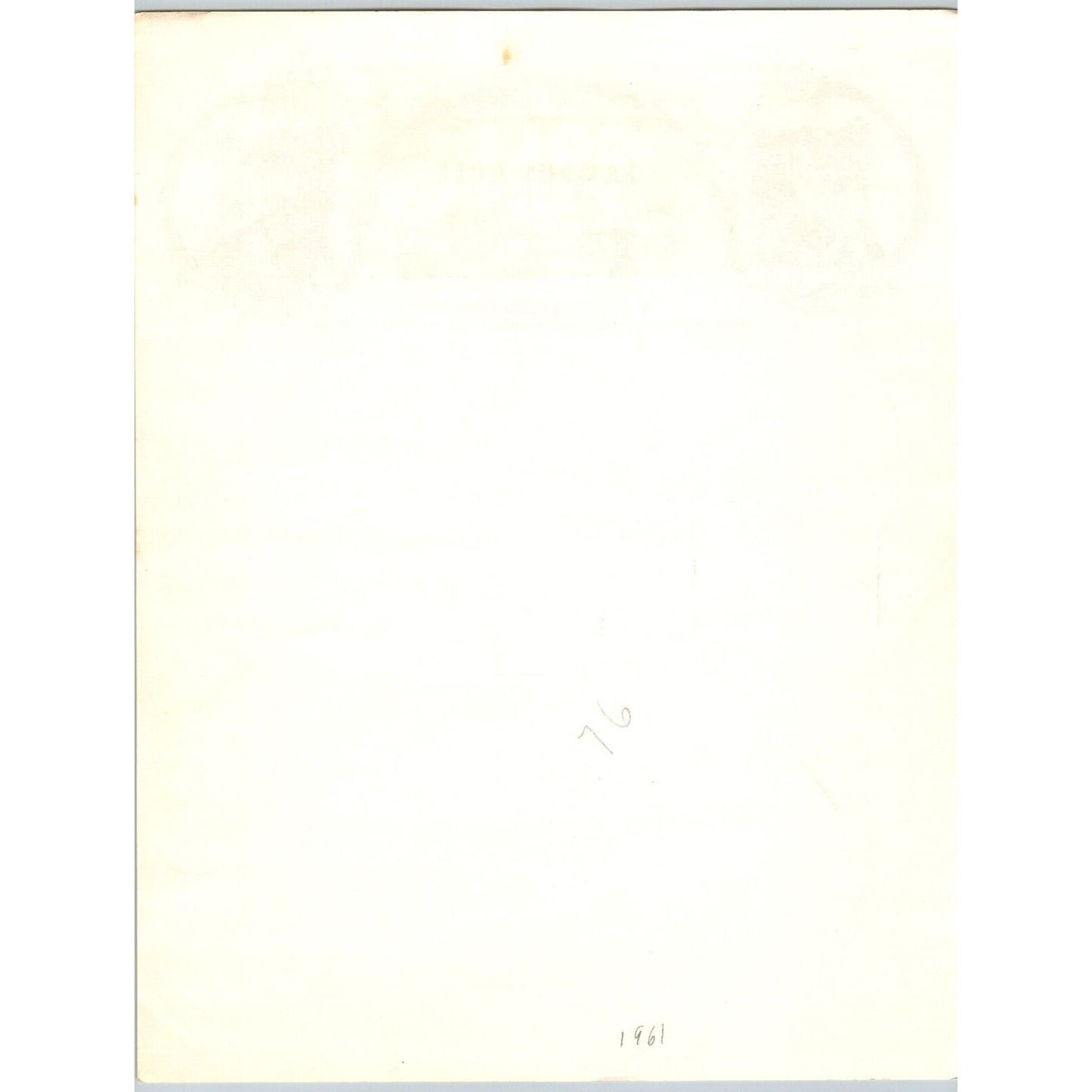 Famous Cole Wild Animal Circus Letterhead c1961 Hugo, OK Panther Scarce