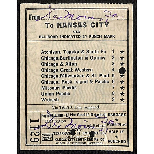 Long Island Railroad Ticket Chicago 1923/9? #78406