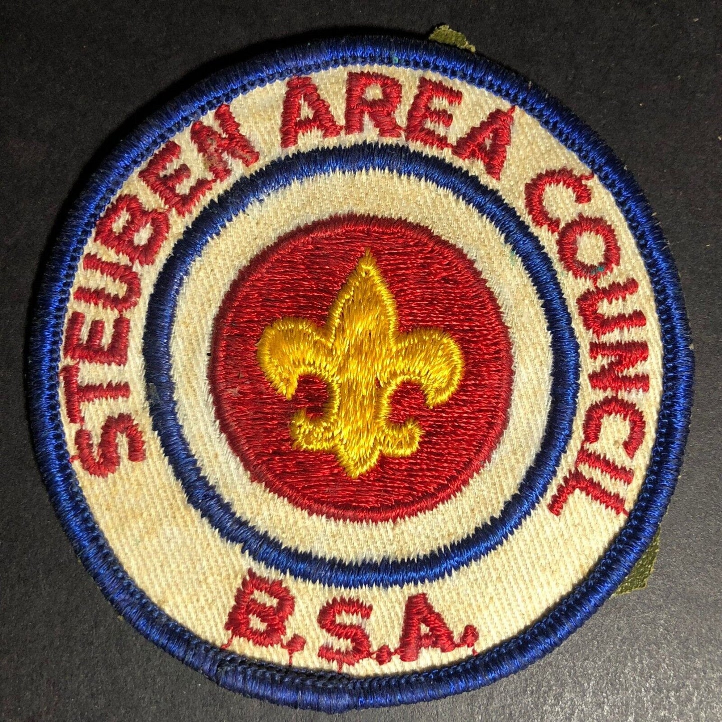 BSA Steuben Area Council Vintage Embroidered Patch - c1960's-70's Scarce