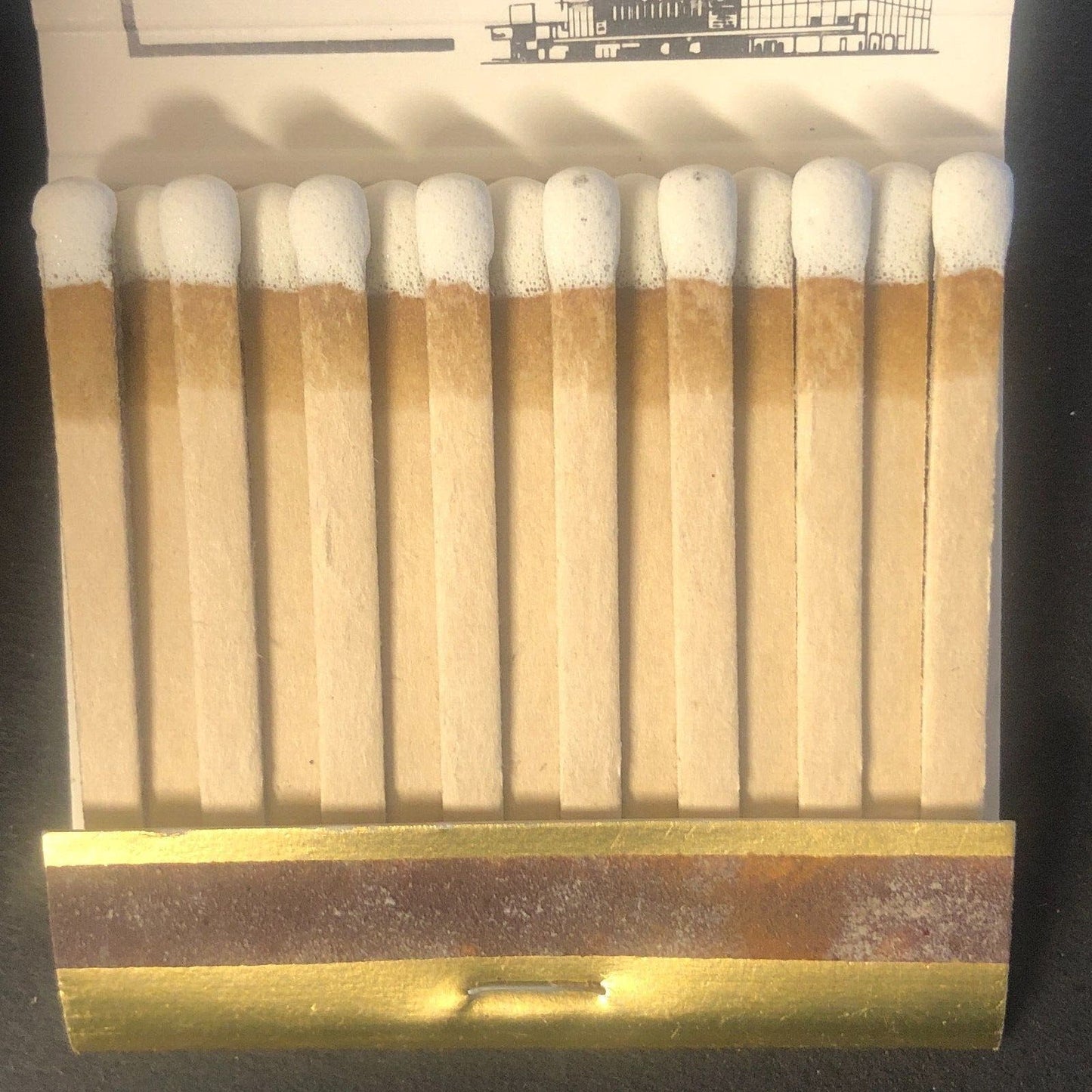 Harrah's Hotels Casinos Tahoe South Shore Vintage Full Matchbook c1960's-73 VGC