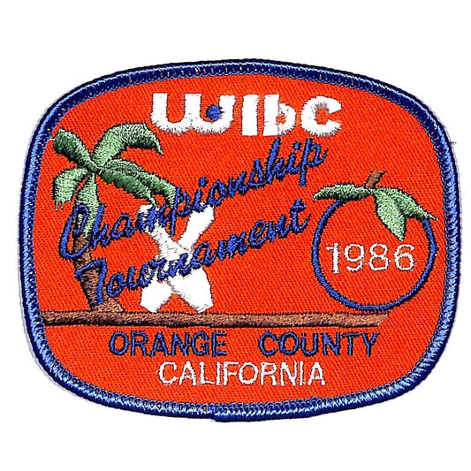 1986 Orange County, CA Championship Tournament WIBC Embroidered Bowling Patch