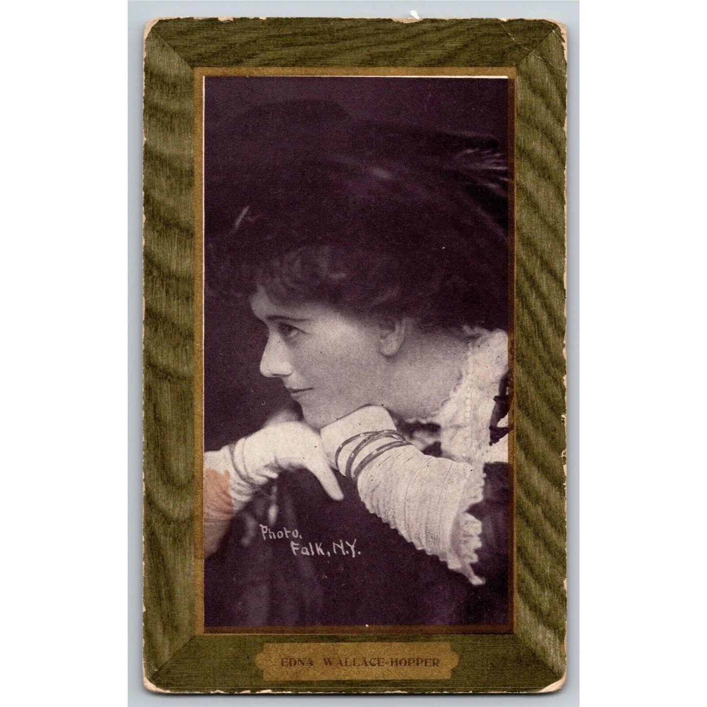 Vintage Postcard - Edna Wallace-Hopper Ullman's "Art Frame" Series