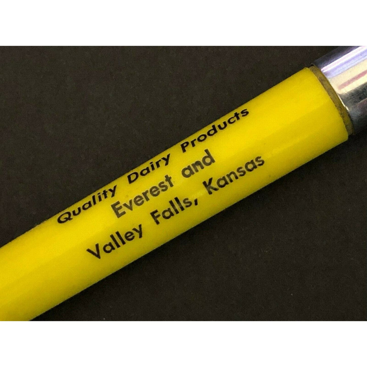 c1950's "Sunflower Creamery, Valley Falls, KS" Mechanical Advertising Pencil