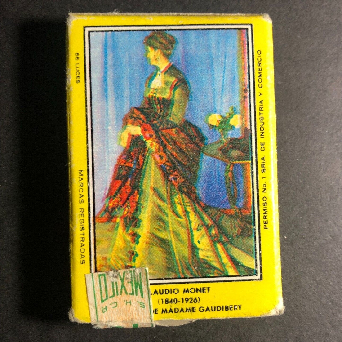 Vintage Clasicos LaCentral Mexico Monet Matchbox Matchbook w/ Seal Circa ??