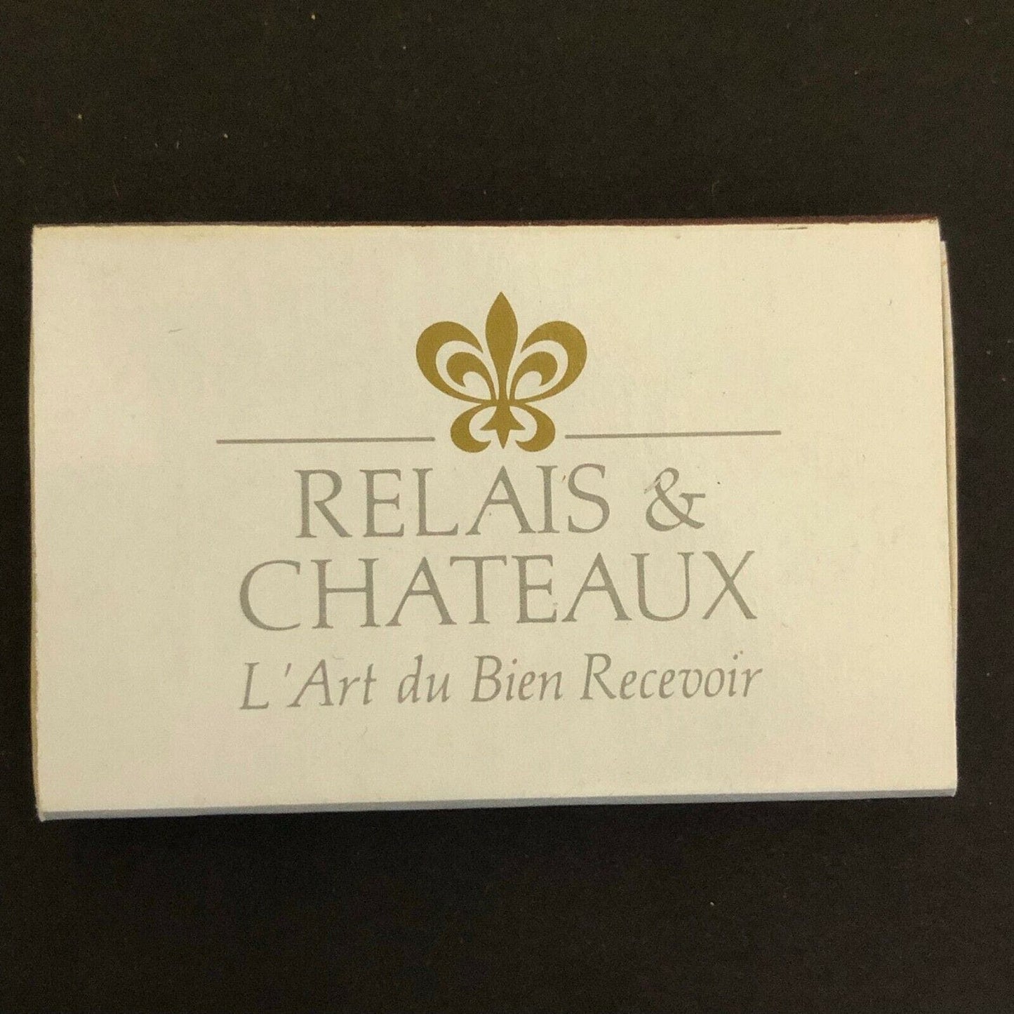 c1980's-90's Wooden Matchbox Matchbook "Relais & Chateaux" Luxembourg