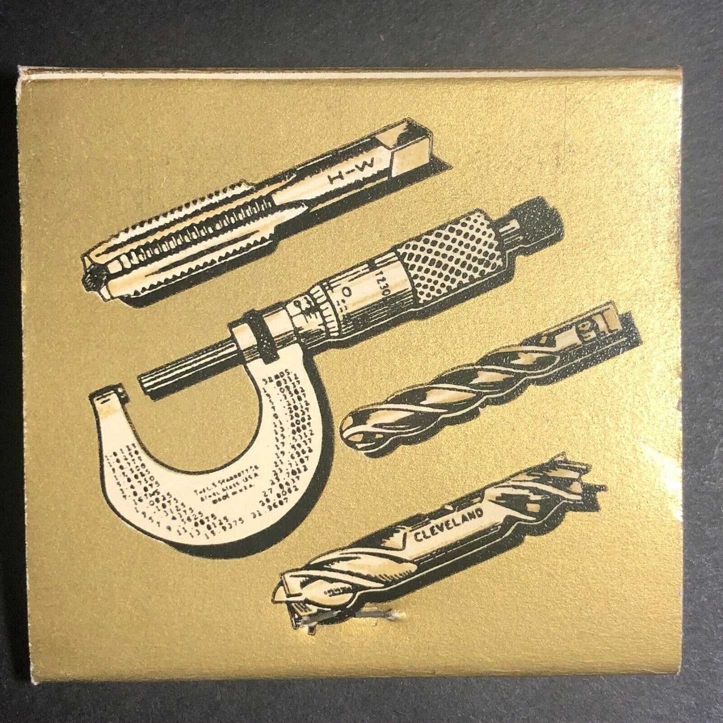 Scarce 1950's-60's Full Matchbook "Bamber Tool Supplies" North Haven, CT