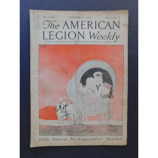 "The American Legion Weekly" Oct 1923 - 38 pgs.