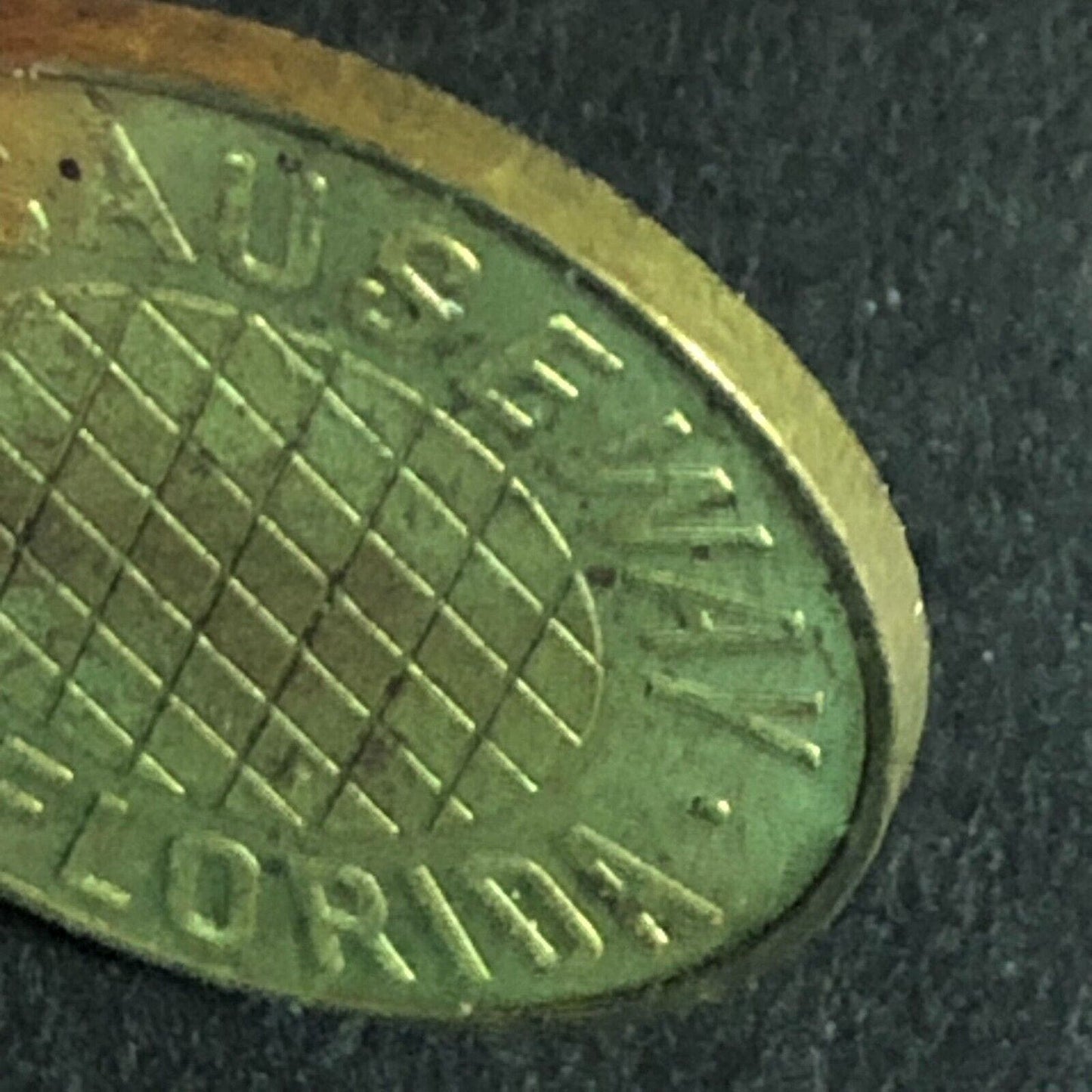 Broad Causeway Florida (Bay Harbor) Brass Transit Token 20mm