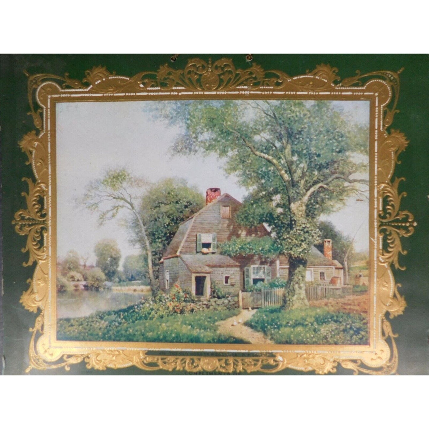 B. W. Hooker & Co. "Liberal House Furnishers" 1904 Calendar Graniteville Vermont
