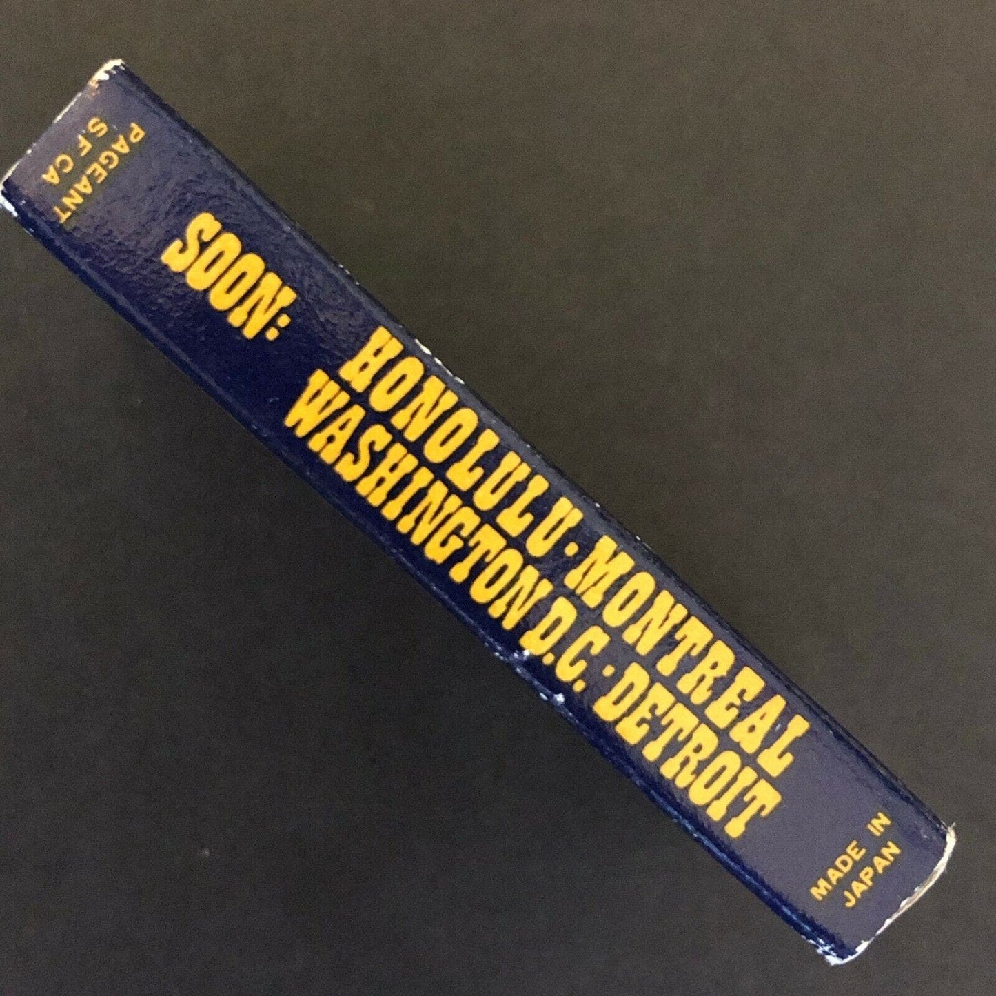 c1990's Vintage Wooden Matchbox / Matchbook "Victoria Station" Many Cities