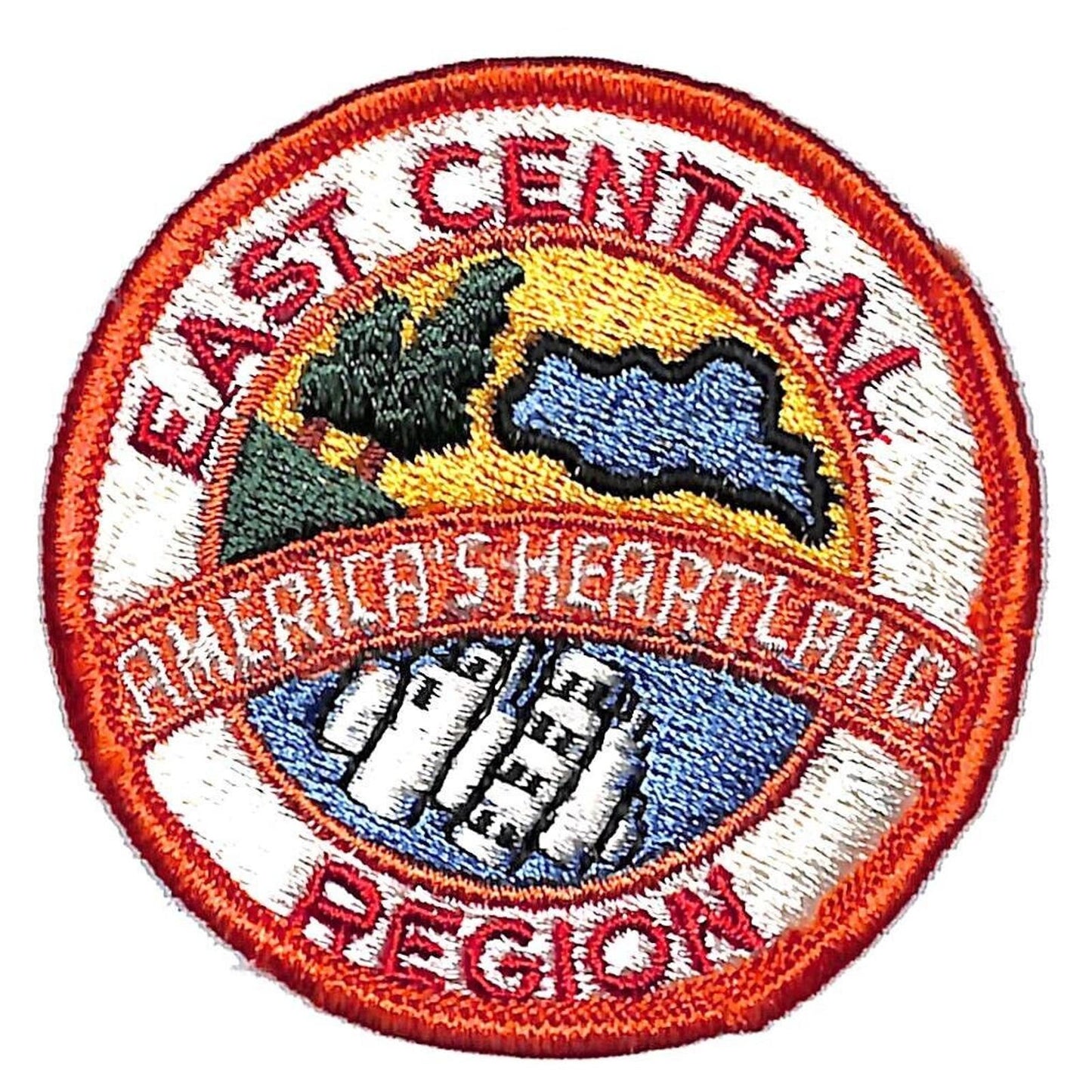 BSA Patch East Central Region "America's Heartland" 3" dia.
