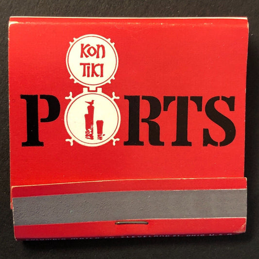 Kon Tiki Ports Dallas Vintage Full Matchbook c1960's-73 VGC