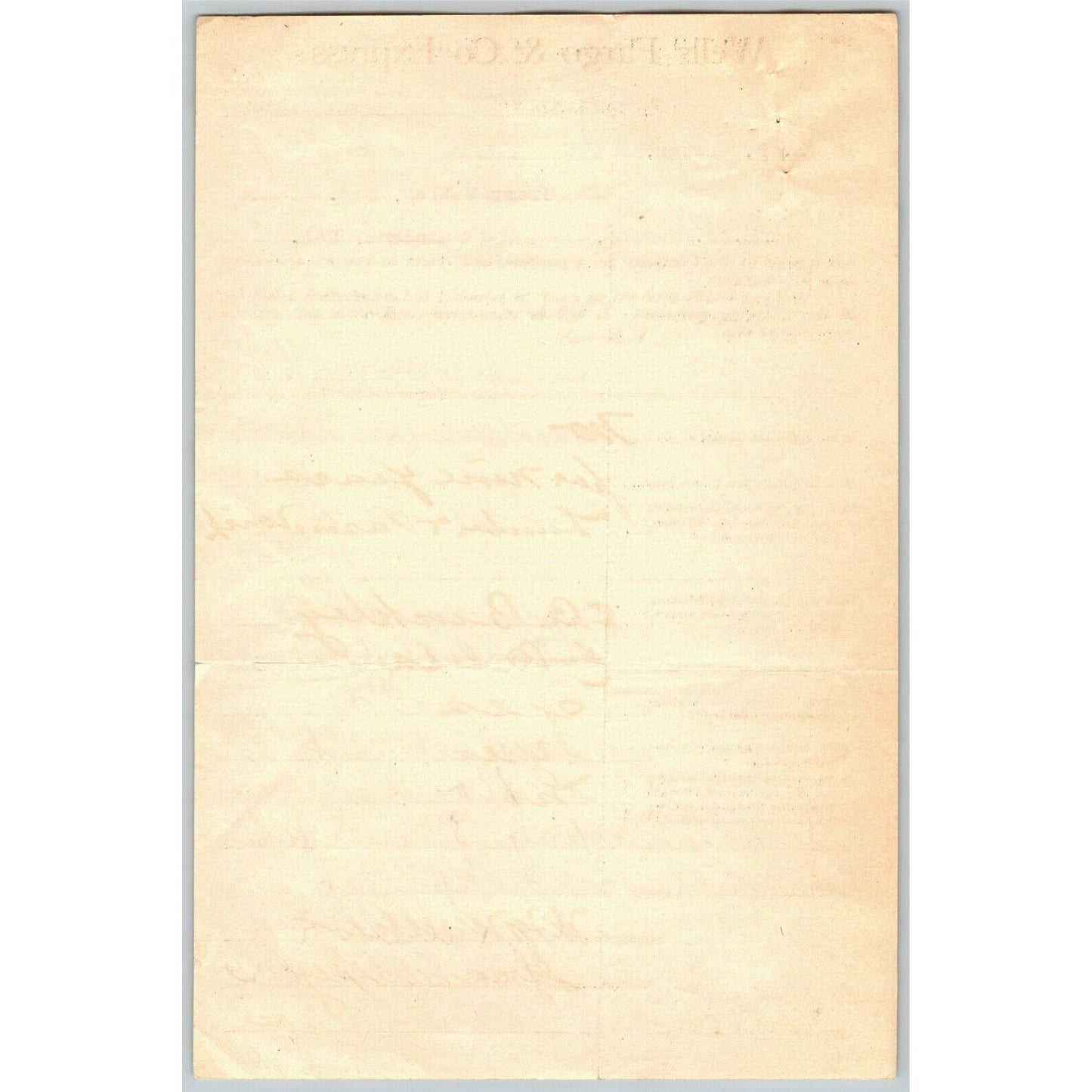 1913 Wells Fargo Express Employment Reference / Testimony Form Los Angeles