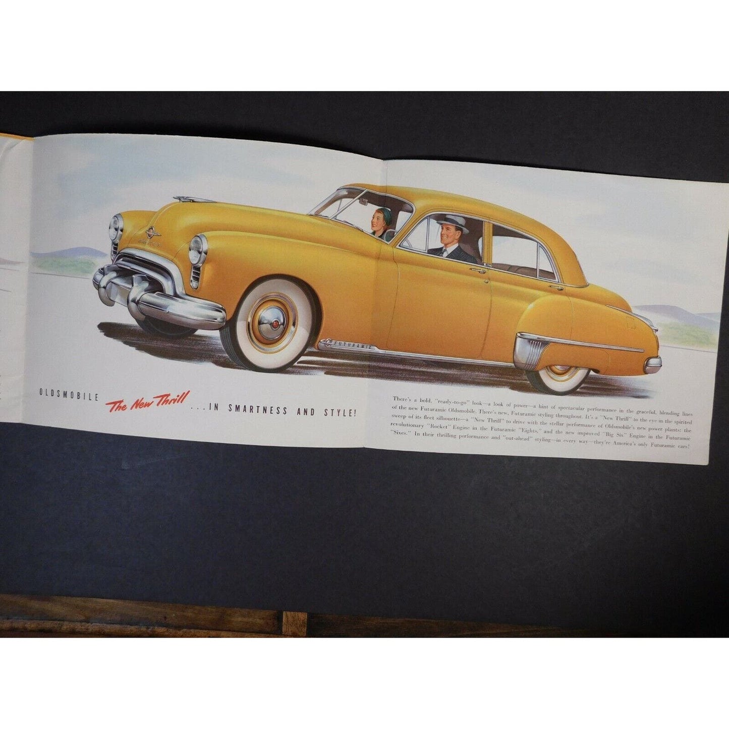 1948 -1949 Oldsmobile Toronado Ninety-Eight Cutlass Supreme Vista Sales Brochure