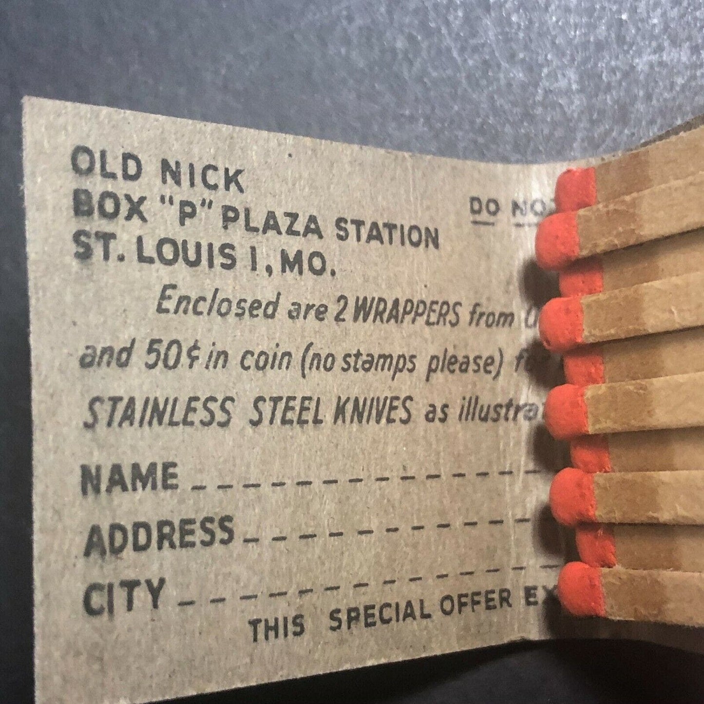 1960's-70's Full Matchbook - "A Stuckey's Stop Keeps America Going"