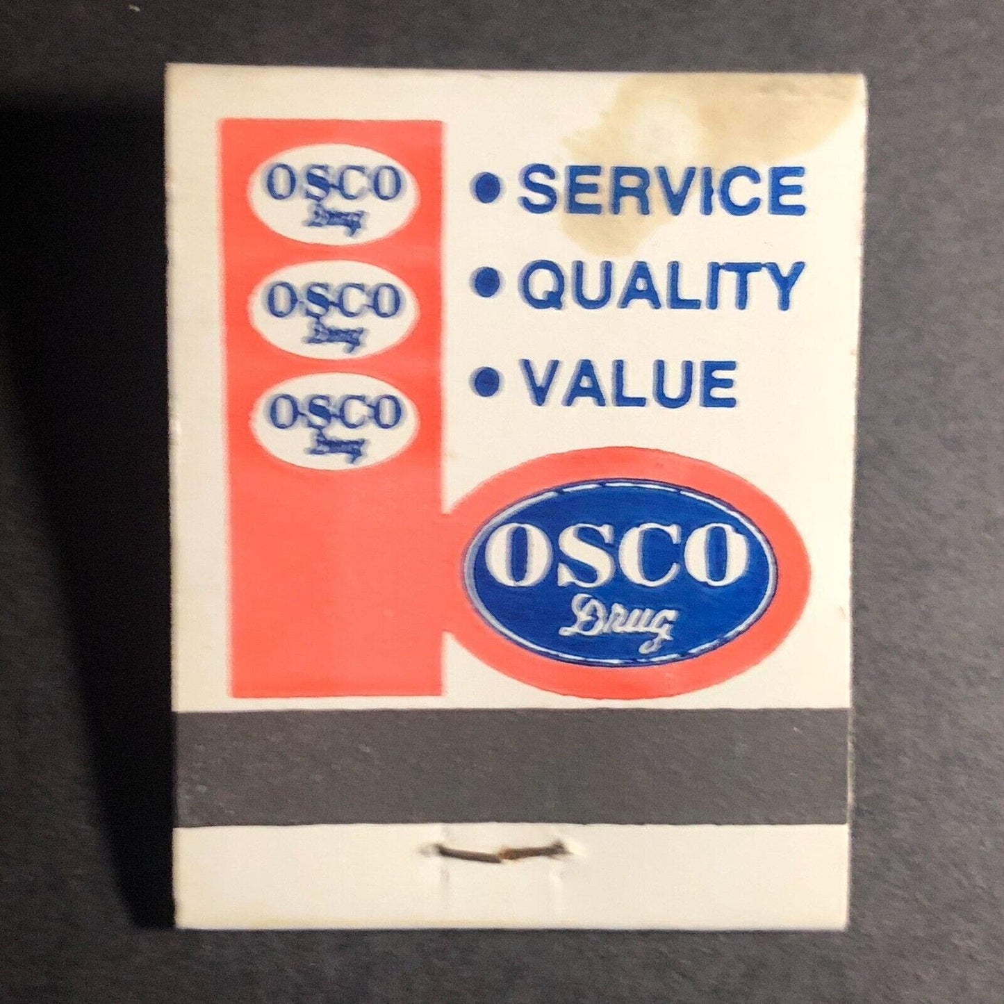 Osco Drug Pharmacy Prescriptions Full Matchbook c1975-80's VGC