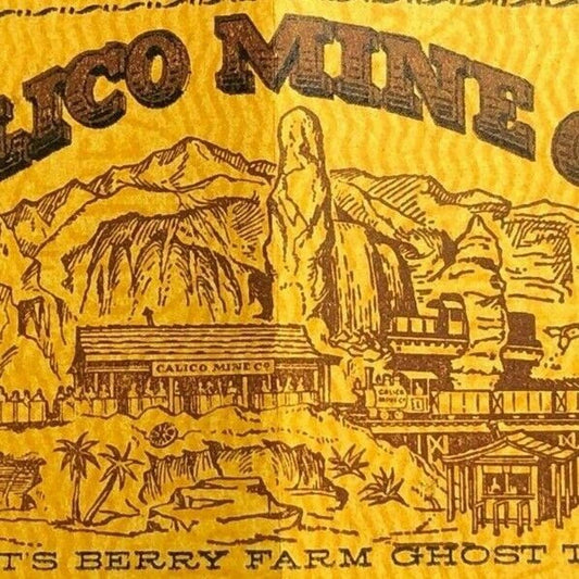 c1960's-70's Knott's Berry Farm Ghost Town Calico Mine Co. 50c Admission Ticket