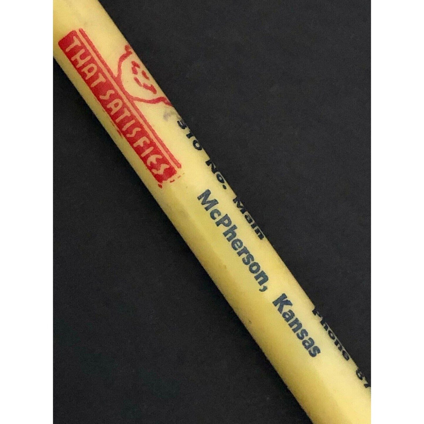 c1940's-50's "Hutcherson's Wheel Aligning" MacPherson, KS Advertising Pencil