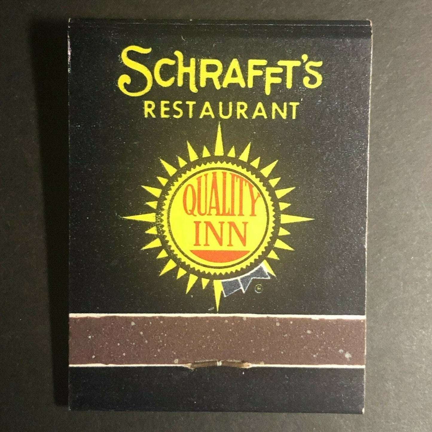 1970's Full Matchbook - "Colony 7 Motor Inn" Schrafft's Baltimore Washington Pky