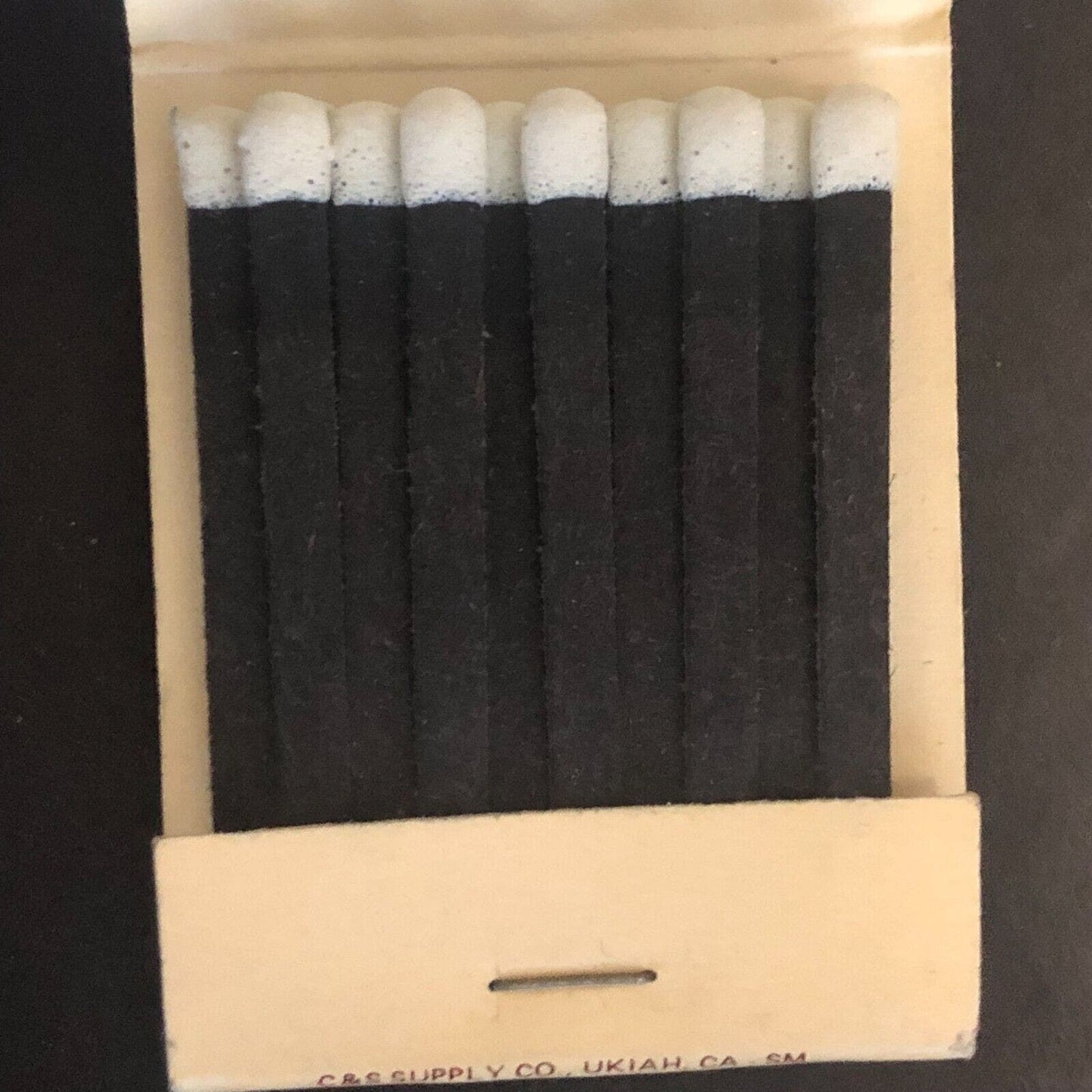 Brannon's Bay View Restaurant Mendocino, CA Full Matchbook c1975-85