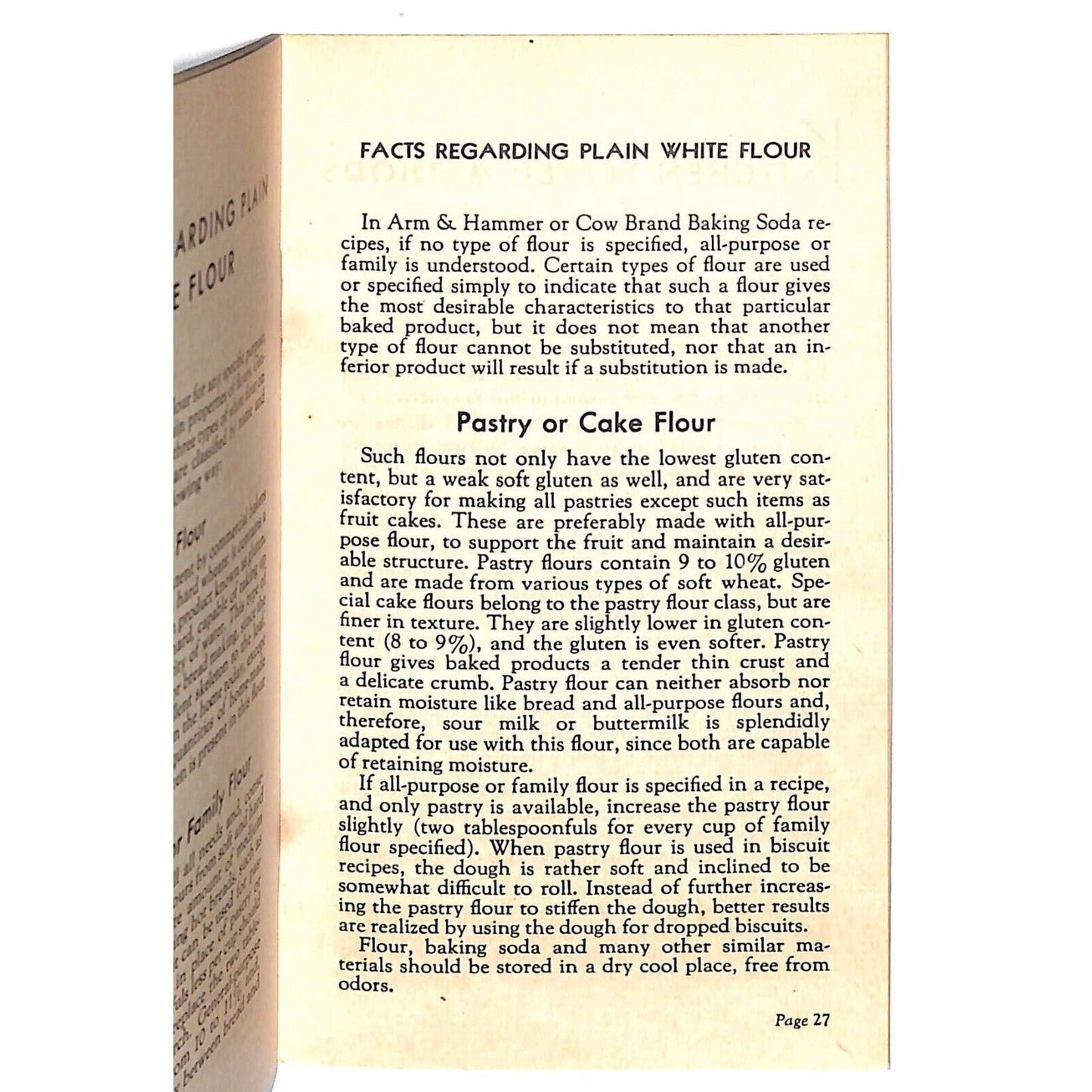 Arm & Hammer Baking Soda "Good Things To Eat" Recipe Booklet 1936 32pp.