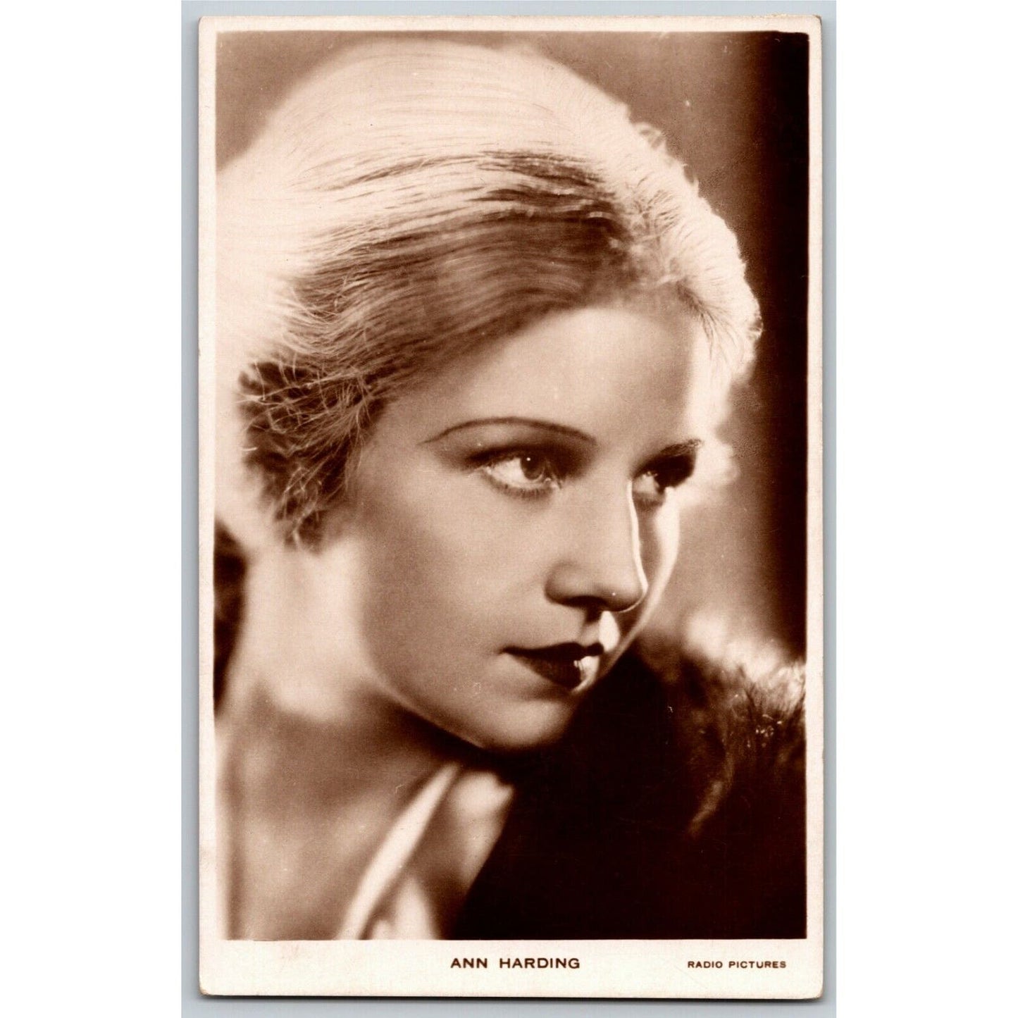 Ann Harding "Radio Pictures" RPPC - Ken Prag Collection - VGC