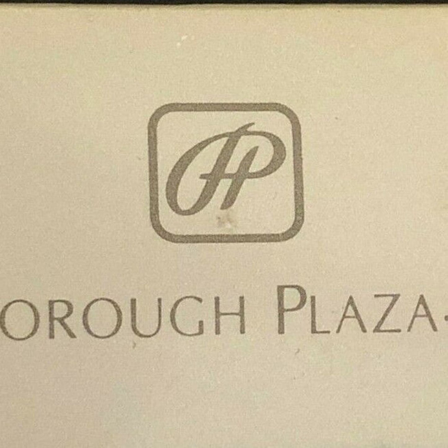 c1970's-80's Wooden Matchbox Matchbook - Westborough Plaza - Hotel MA