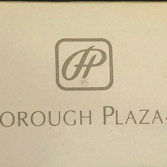 c1970's-80's Wooden Matchbox Matchbook - Westborough Plaza - Hotel MA