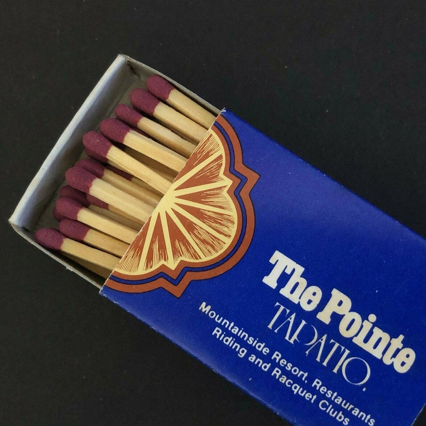 c1980's-90's Wooden Matchboxes / Matchbooks - "The Pointe Tapatio" Phoenix, AZ