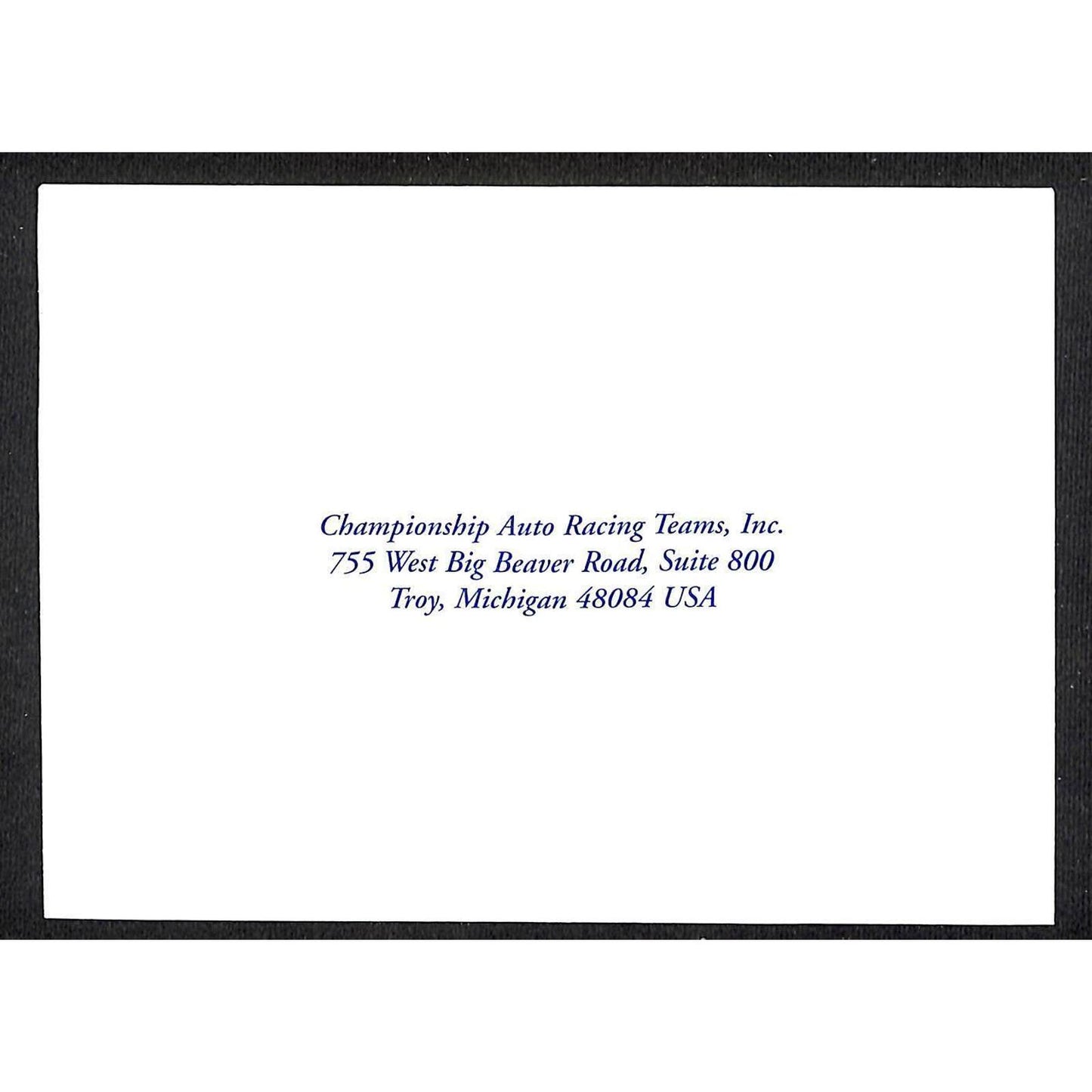 1997 PPG Cart World Series Awards Banquet Invitation RSVP - Racing - Scarce