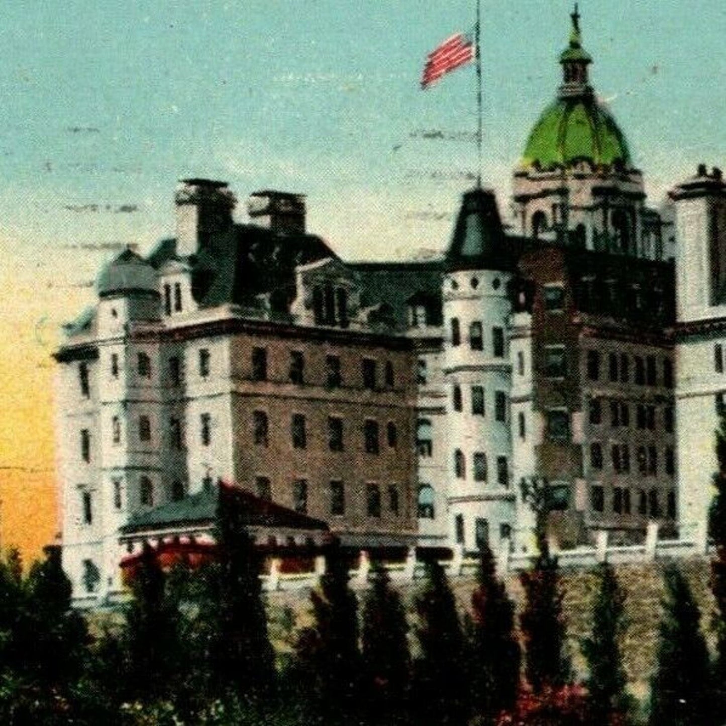 Vintage c1910 New York Postcard "St. Luke's Hospital"