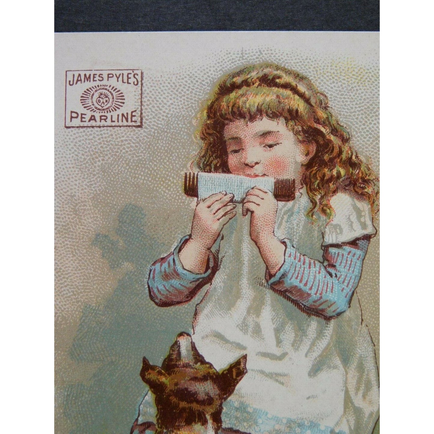 Victorian Advertising Trade Card - James Pyle's Pearline Washing Compound