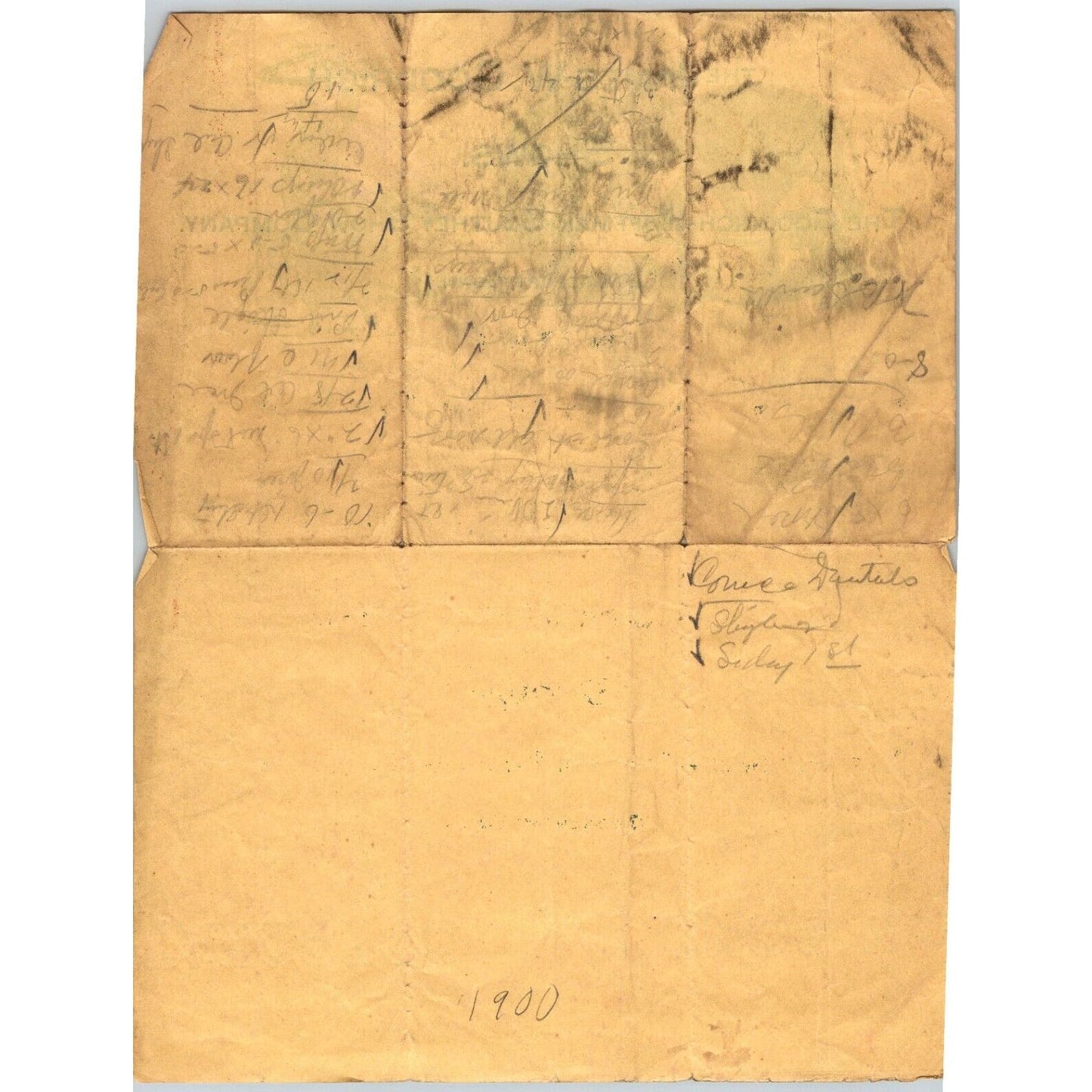 James W. Goodrich Shows Circus Letterhead Bridgeport, CT c1900 Very Scarce