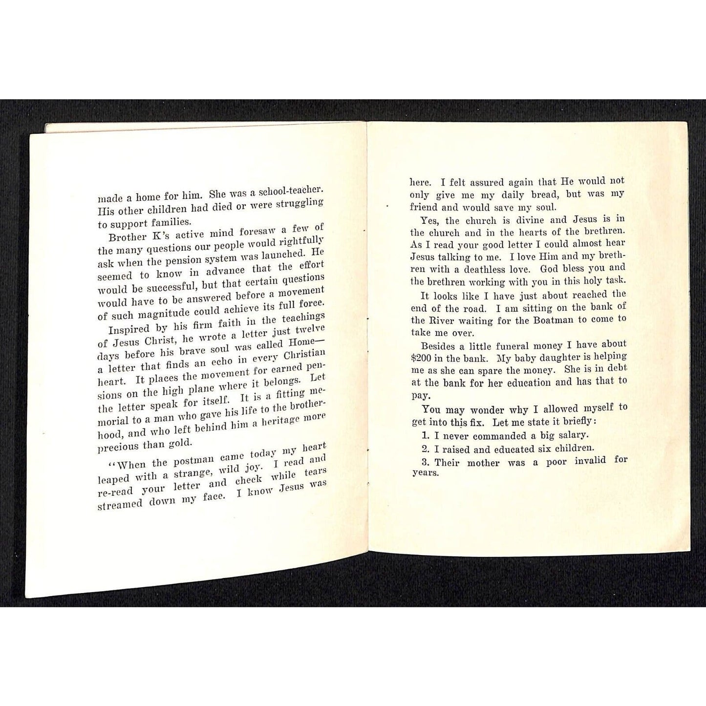 Indianapolis, IN Disciples of Christ Pension Fund "The Story of Brother K"