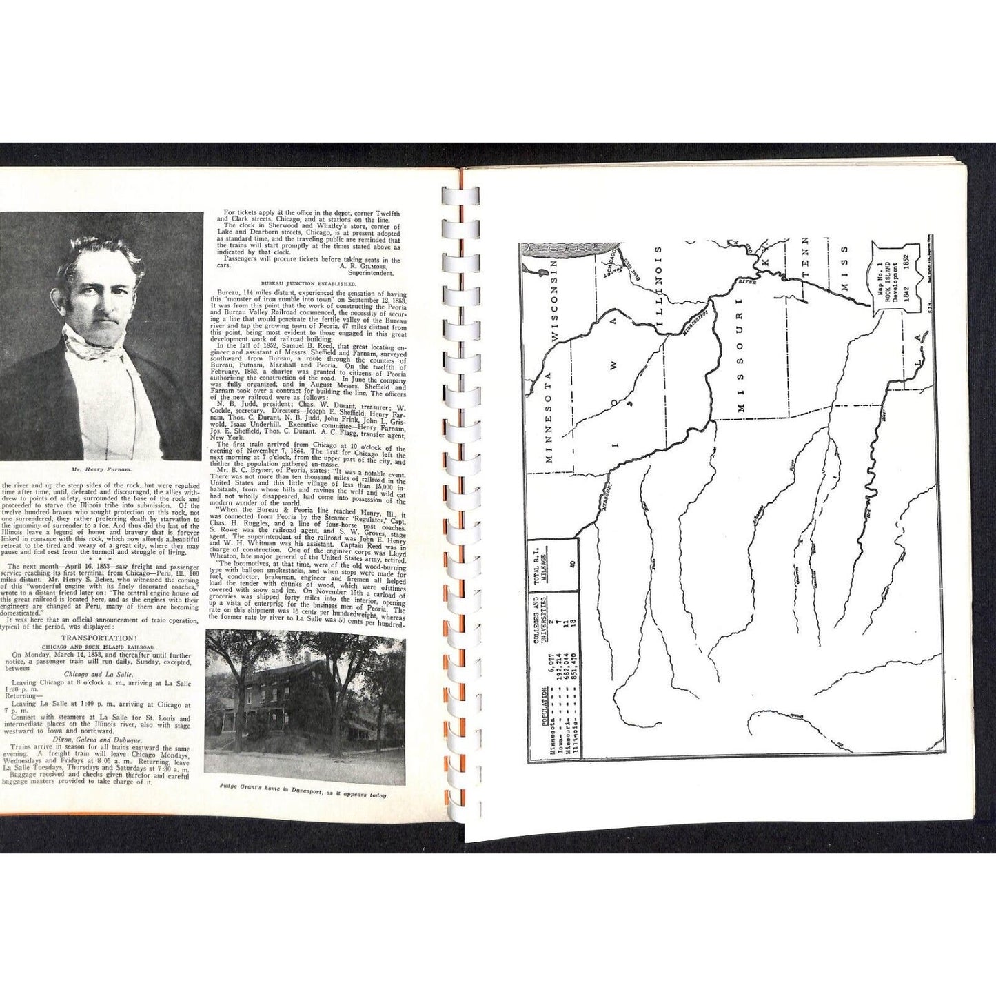 Great Rock Island Route 1974 Reprint of 1922 Frank Nevins Spirit of Romance 85+p